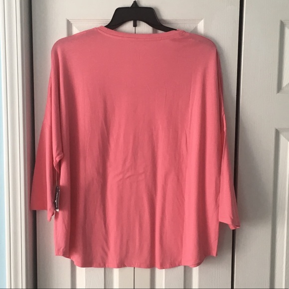 Nautica Pink 3/4 Sleeve Top in size XXL - Picture 2 of 8